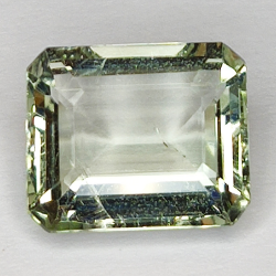 5.15ct Amatista Verde (prasiolita) talla esmeralda 12x10mm