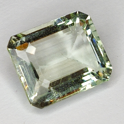 5.15ct Amatista Verde (prasiolita) talla esmeralda 12x10mm