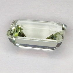 5.15ct Amatista Verde (prasiolita) talla esmeralda 12x10mm