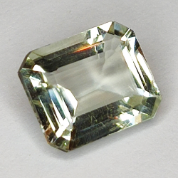 3.24ct Amatista Verde (prasiolita) talla esmeralda 10x8mm