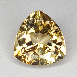 5.73ct Champagne Topaz taglio trillante 11.3x10.7mm