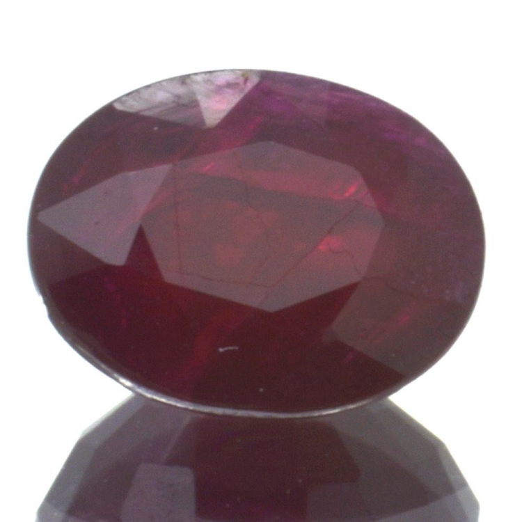 1,63ct Ruby Oval Cut