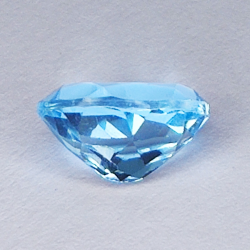 3.52ct Topazio blu taglio ovale 10.0x8.1mm