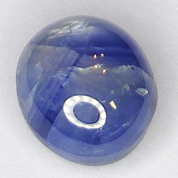 4,07ct Blauer Stern Saphir cabochon oval 8.3x7.3mm