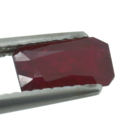 1,23ct Ruby Emerald Cut