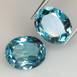 London blue topaz oval cut 11x9mm 1pz