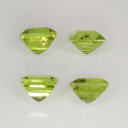 Peridoto talla princesa 5mm 1pz