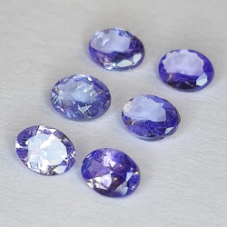 Tanzanite taglio ovale 4x3mm 1ct