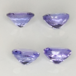 Tanzanite ovale coupe 4x3mm 1ct