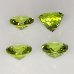 Peridoto talla redonda 6-7-8mm 1pz