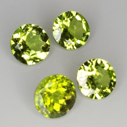 Peridoto talla redonda 6-7-8mm 1pz