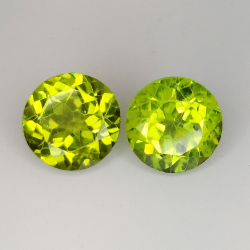 Peridoto taglio rotondo 7mm 1pz