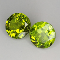 Peridoto taglio rotondo 7mm 1pz