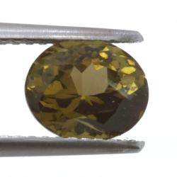 1,84ct Turmalina Verdelita Talla Oval 7,82x6,48mm