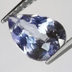 1.02ct Tanzanite coupe poire 8.6x5.5mm