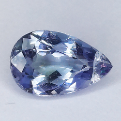 1.02ct Tanzanite coupe poire 8.6x5.5mm