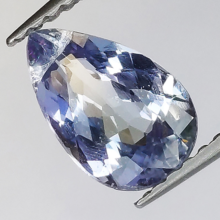 1.02ct Tanzanite coupe poire 8.6x5.5mm