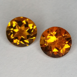 Citrine honey round cut 7mm 1pz