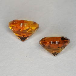 Citrine honey round cut 7mm 1pz