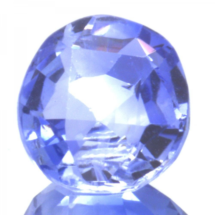 2,11 ct blauer Saphir im Ovalschliff 8,42 x 7,11 mm