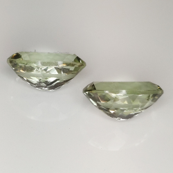 Améthyste verte (prasiolite) coupe ovale 14x10mm 1pz