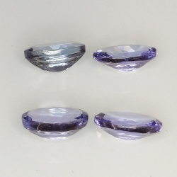 Tanzanite oval cut 6x4mm 1pz