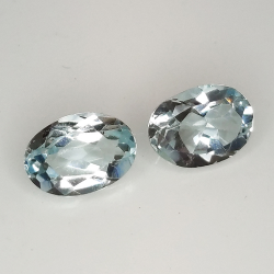 Aquamarin oval Größe 7x5mm 1Stk