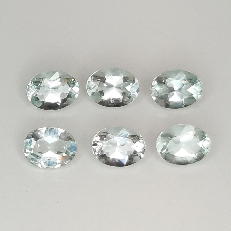 Aguamarina talla oval 4x3mm 1pz