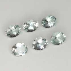 Aguamarina talla oval 4x3mm 1pz