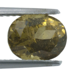 Tormalina Verdelite taglio ovale da 2,16 ct, 8,22 x 6,54 mm