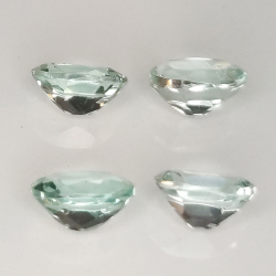 Aquamarin oval Größe 5x4mm 1Stk