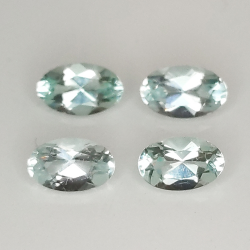 Aquamarine oval cut 5x3mm 1pz