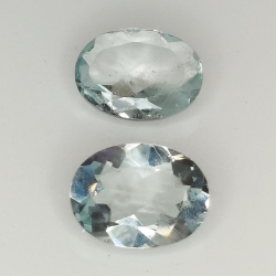 Aguamarina talla oval 8x6mm 1pz