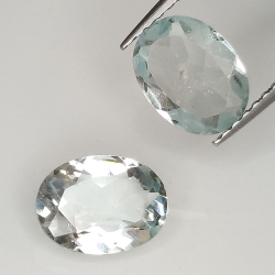 Aquamarine oval cut 8x6mm 1pz