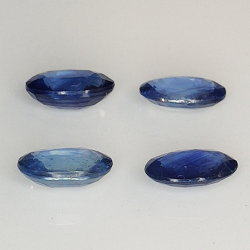 Zaffiro blu taglio ovale 6x4mm 1pz