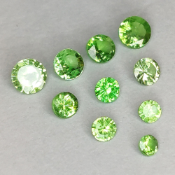 Tsavorite Round Size 1.5-2.8mm 1ct