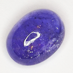 4.35ct Tansanit cabochon oval 10.7x8.0mm