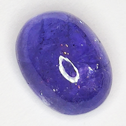 4.35ct Tansanit cabochon oval 10.7x8.0mm