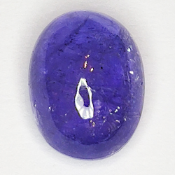 4.35ct Tansanit cabochon oval 10.7x8.0mm