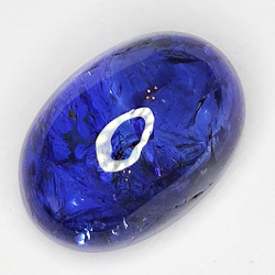 5.52ct Tanzanite cabochon oval 14.0x9.8mm