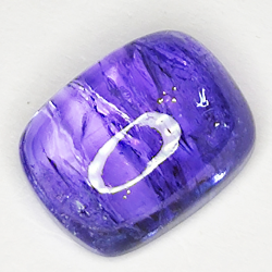 5.88ct Tanzanite cabochon rettangolare 11.5x8.9mm