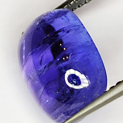 5.88ct Tanzanite cabochon rectangulaire 11.5x8.9mm