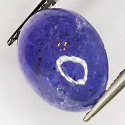 4.41ct Tanzanite cabochon oval 10.8x8.3mm