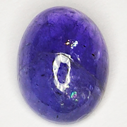 4.41ct Tanzanite cabochon oval 10.8x8.3mm