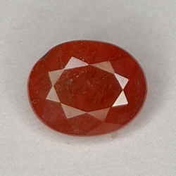 0.85ct Sapphire Padparadscha oval cut 6.0x4.8mm