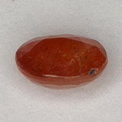 0,85ct Saphir Padparadscha coupe ovale 6.0x4.8mm