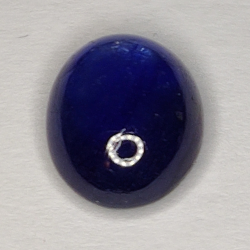 5.63ct Blauer Saphir cabochon oval 11.1x8.8mm