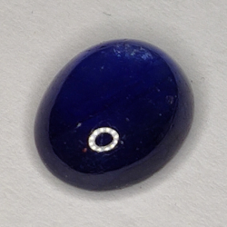 5.63ct Blauer Saphir cabochon oval 11.1x8.8mm