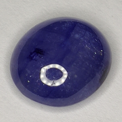 6.59ct Bleu Saphir cabochon ovale 11.6x10.2mm