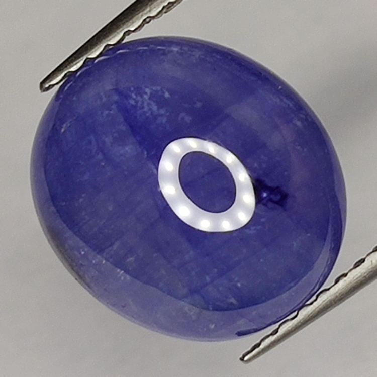 6.59ct Blue Sapphire cabochon oval 11.6x10.2mm